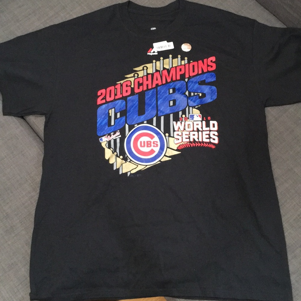 2016 World Series Cubs Champions Majestic Shirt